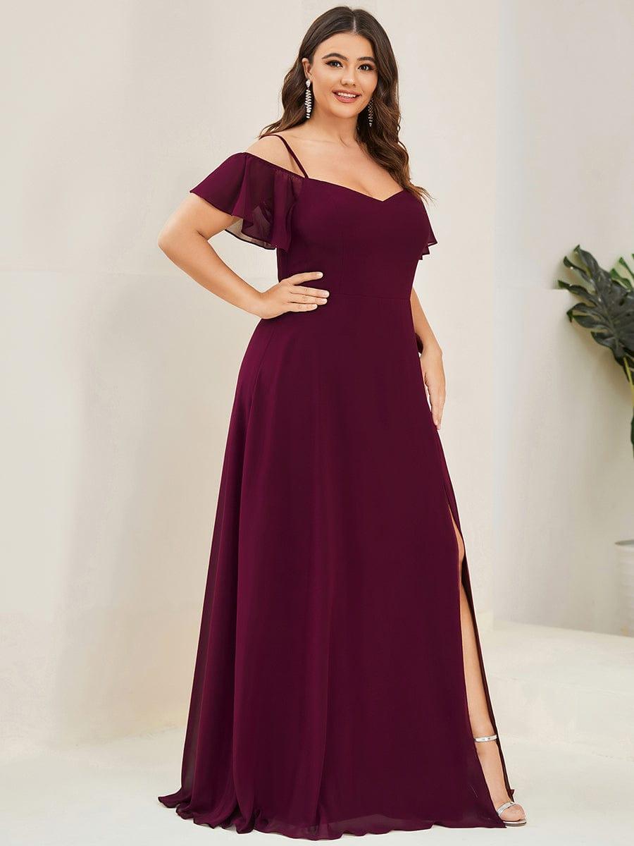 Miss | Jurk Dames Maxi Off-shoulder - Chiffon