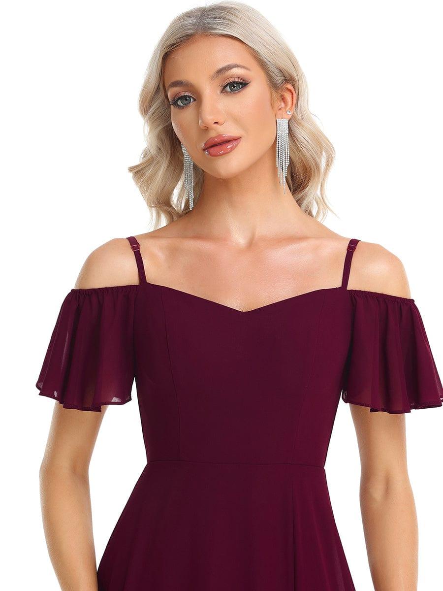 Miss | Jurk Dames Maxi Off-shoulder - Chiffon