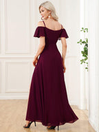 Miss | Jurk Dames Maxi Off-shoulder - Chiffon
