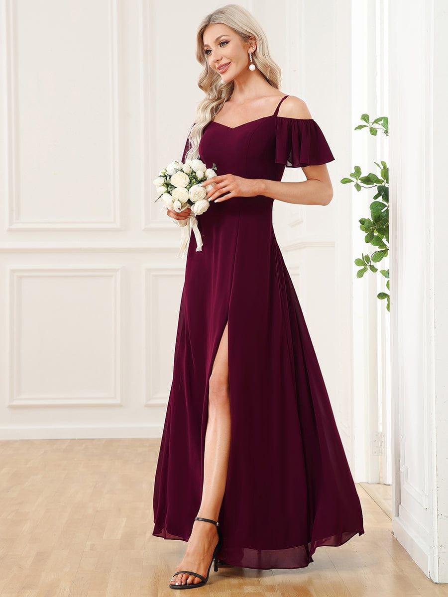 Miss | Jurk Dames Maxi Off-shoulder - Chiffon