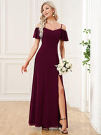 Miss | Jurk Dames Maxi Off-shoulder - Chiffon