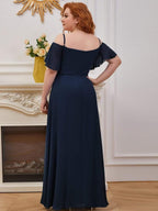 Miss | Jurk Dames Maxi Off-shoulder - Chiffon