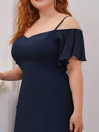 Miss | Jurk Dames Maxi Off-shoulder - Chiffon