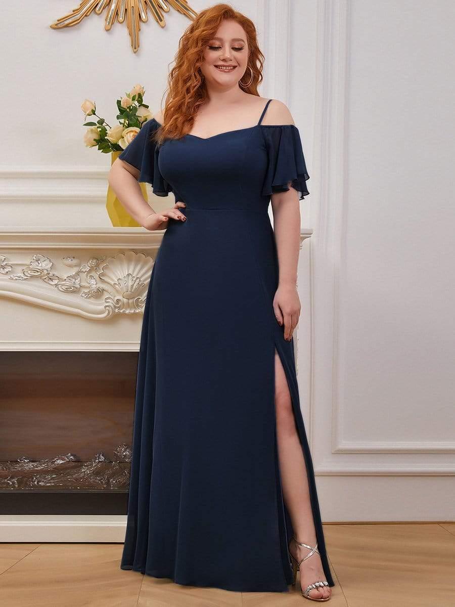 Miss | Jurk Dames Maxi Off-shoulder - Chiffon