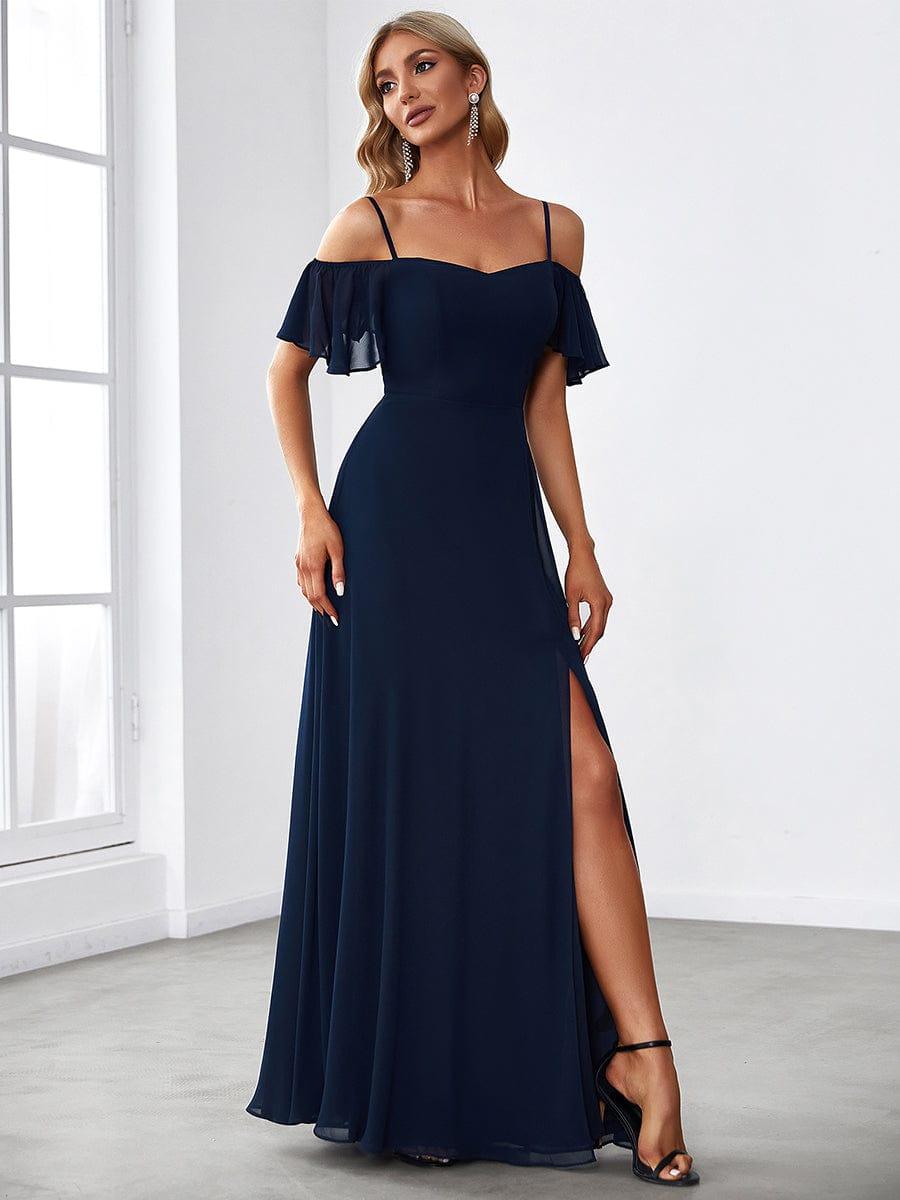 Miss | Jurk Dames Maxi Off-shoulder - Chiffon