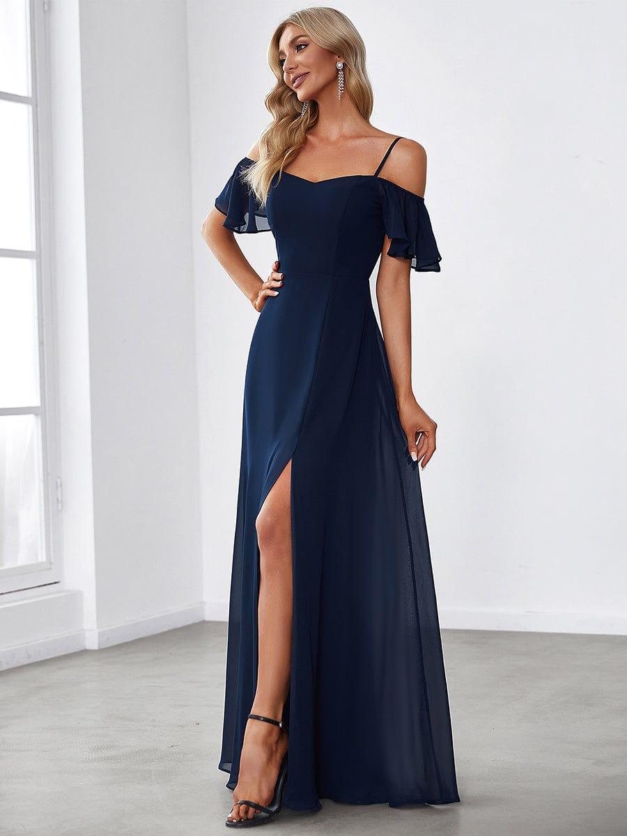 Miss | Jurk Dames Maxi Off-shoulder - Chiffon