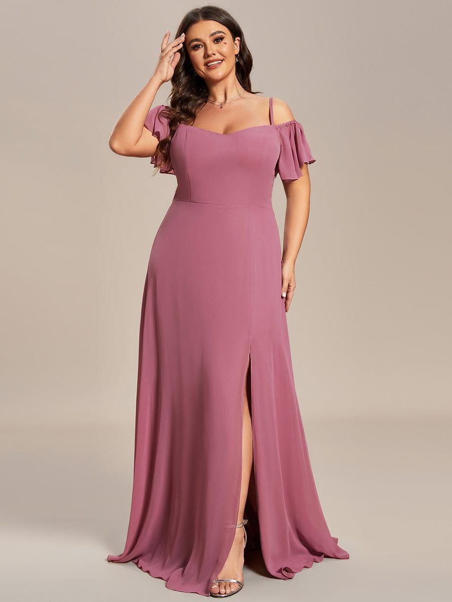 Miss | Jurk Dames Maxi Off-shoulder - Chiffon