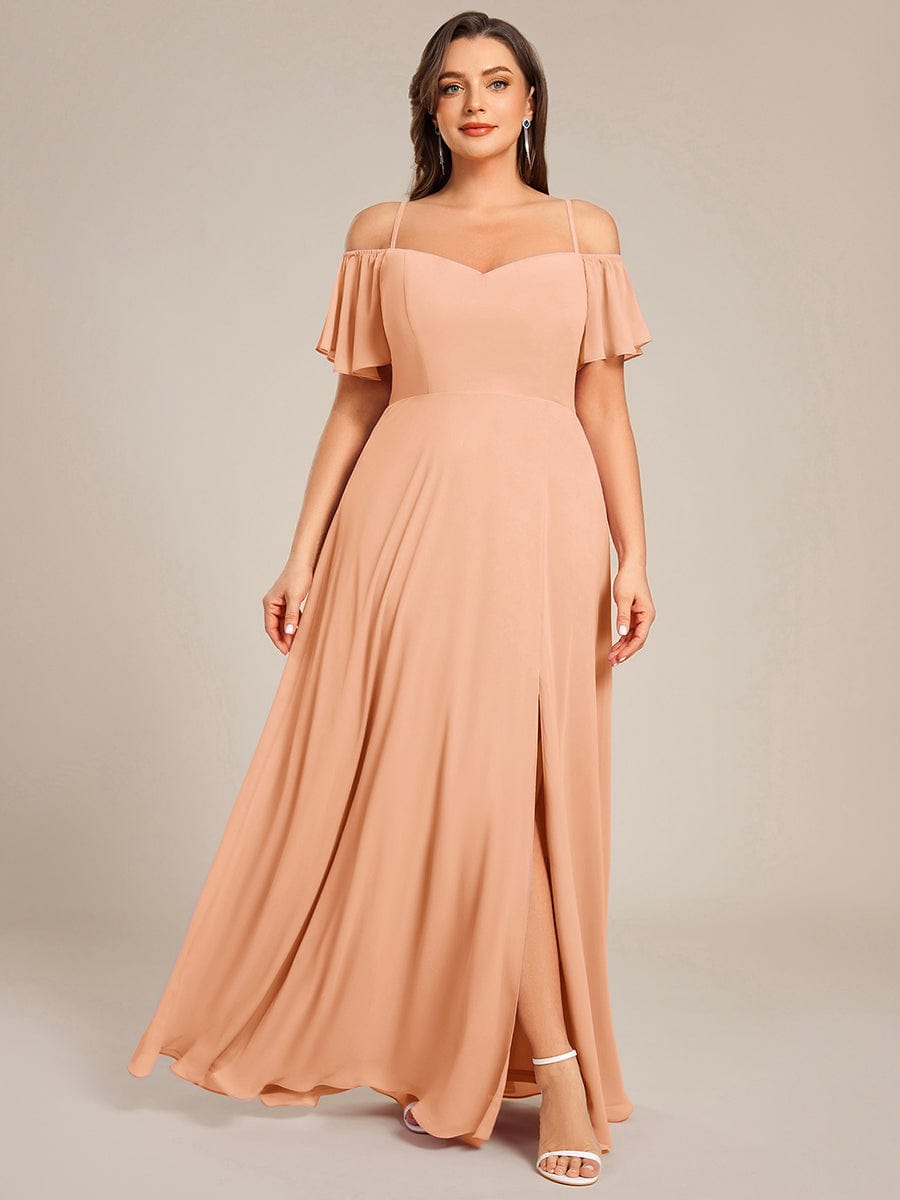 Miss | Jurk Dames Maxi Off-shoulder - Chiffon