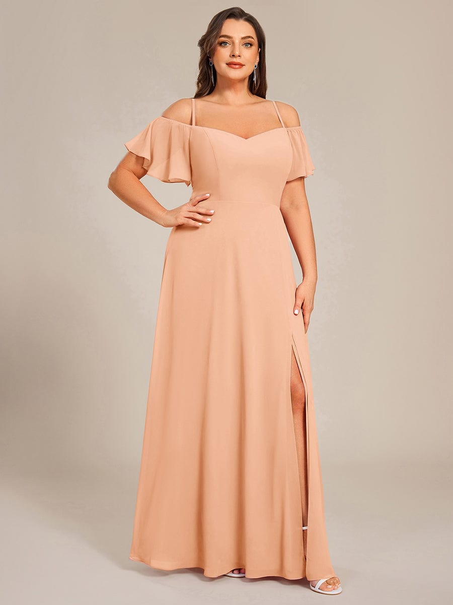 Miss | Jurk Dames Maxi Off-shoulder - Chiffon
