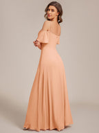 Miss | Jurk Dames Maxi Off-shoulder - Chiffon