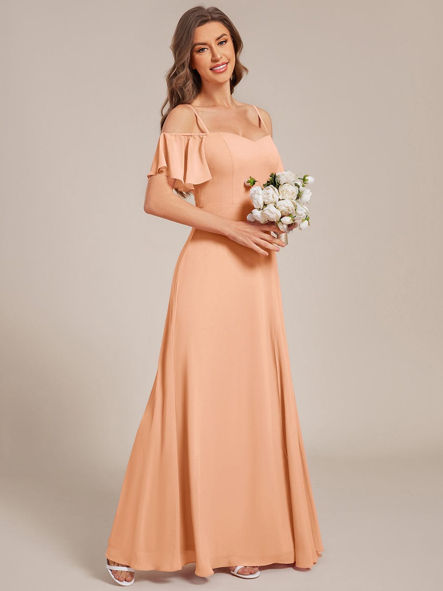 Miss | Jurk Dames Maxi Off-shoulder - Chiffon