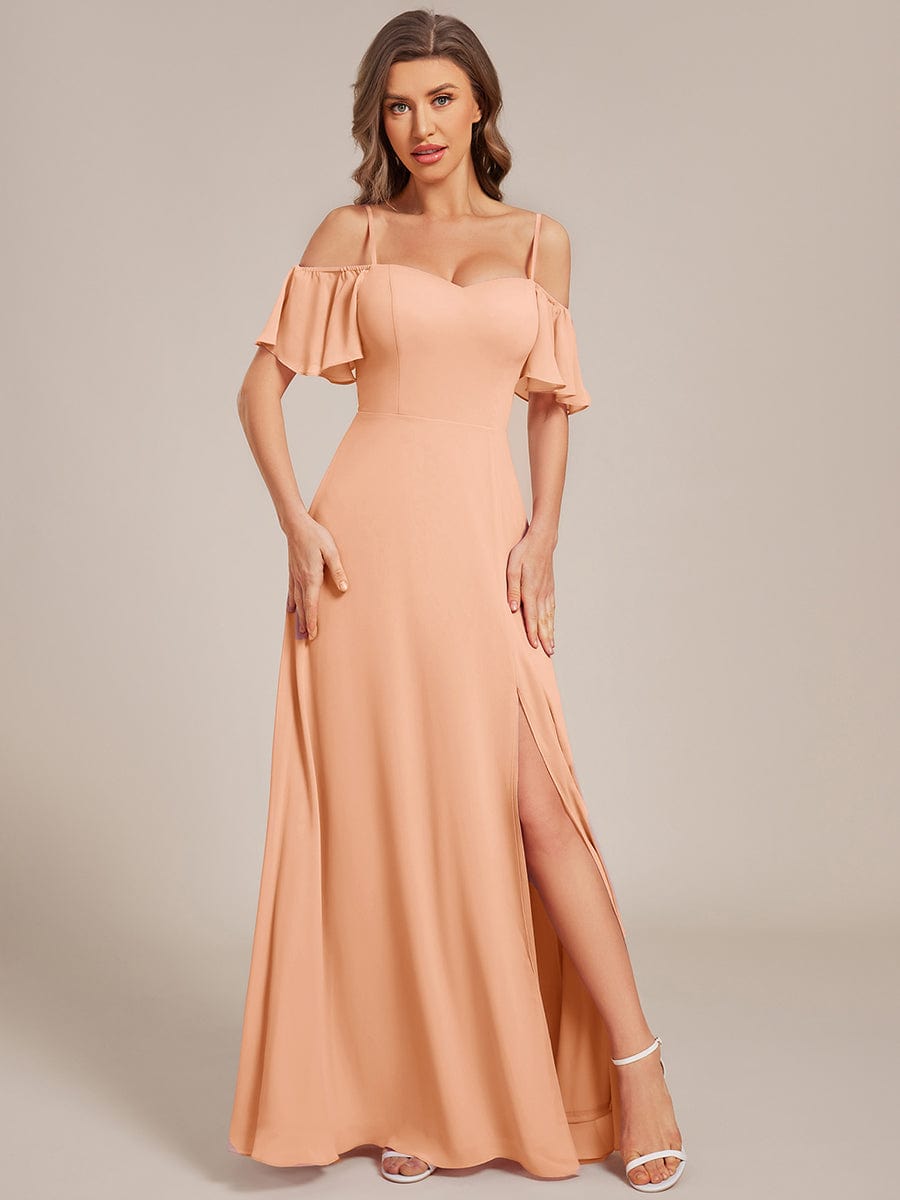 Miss | Jurk Dames Maxi Off-shoulder - Chiffon