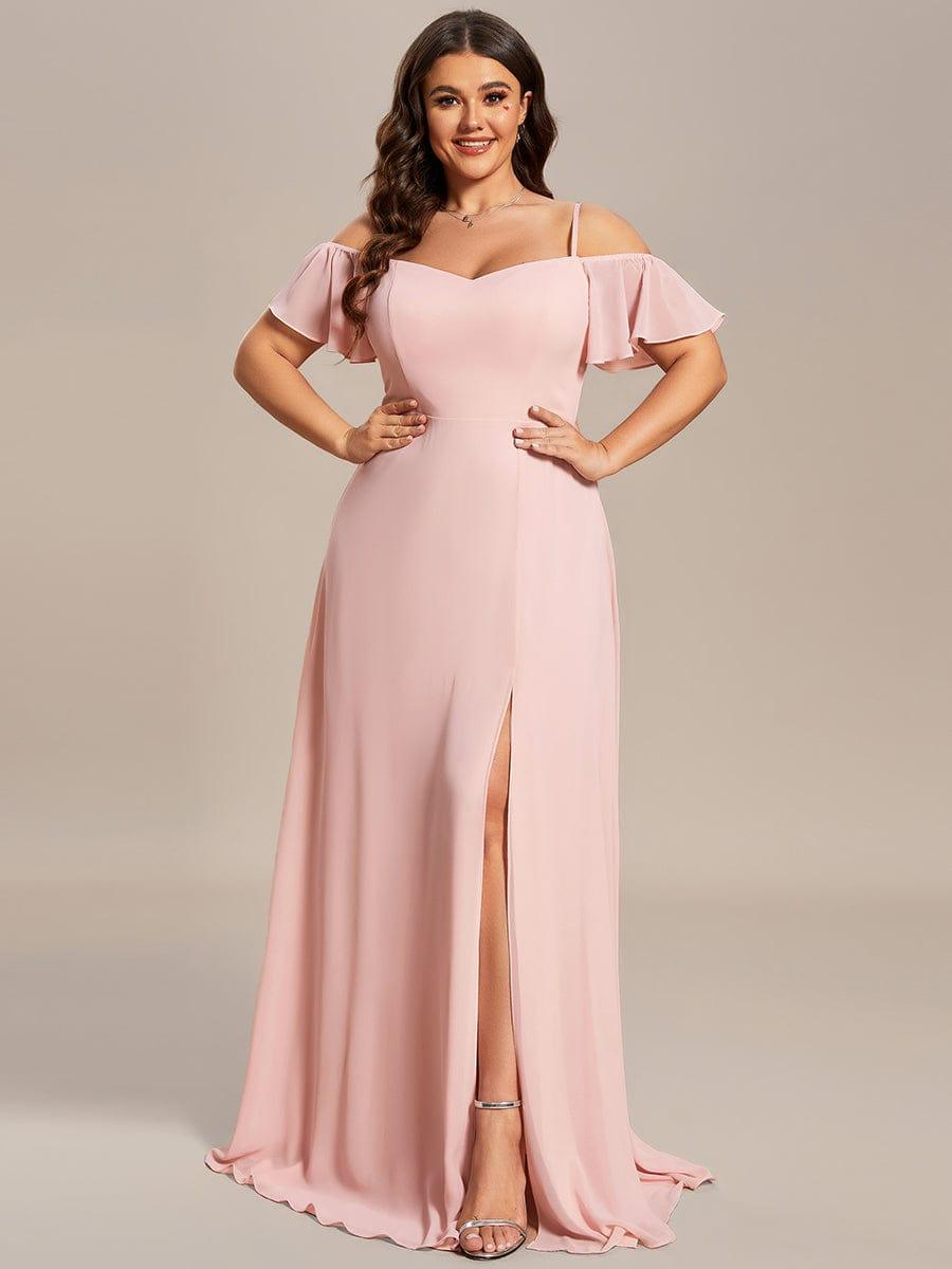 Miss | Jurk Dames Maxi Off-shoulder - Chiffon