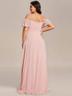 Miss | Jurk Dames Maxi Off-shoulder - Chiffon