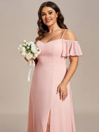 Miss | Jurk Dames Maxi Off-shoulder - Chiffon