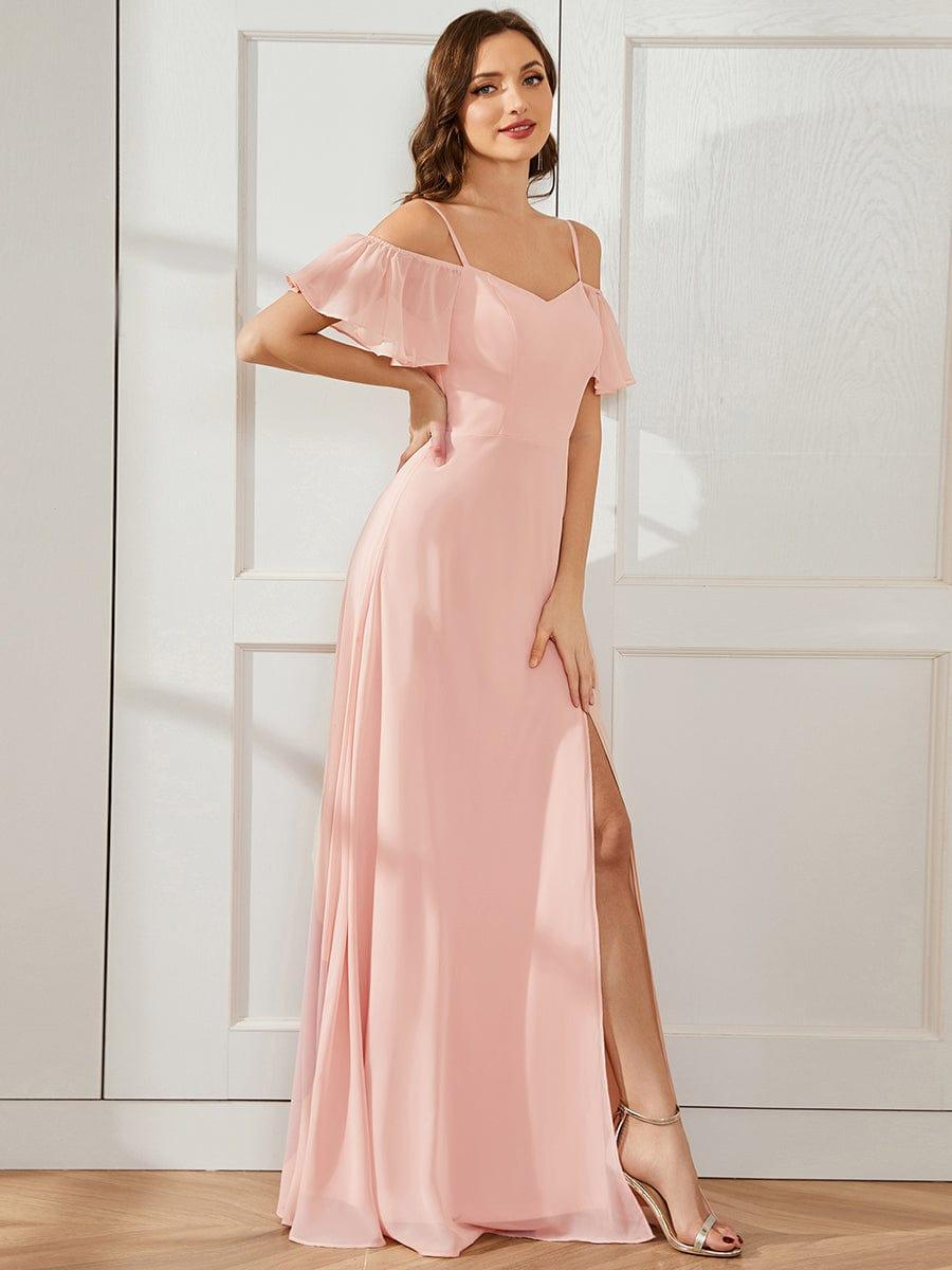 Miss | Jurk Dames Maxi Off-shoulder - Chiffon