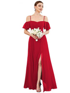 Miss | Jurk Dames Maxi Off-shoulder - Chiffon