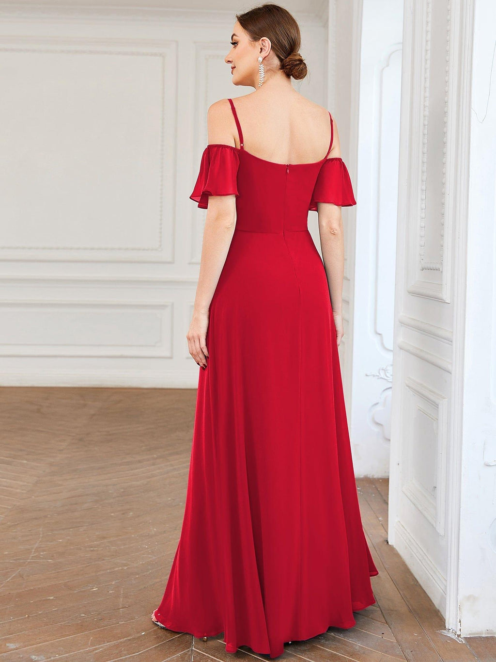 Miss | Jurk Dames Maxi Off-shoulder - Chiffon