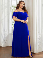 Miss | Jurk Dames Maxi Off-shoulder - Chiffon
