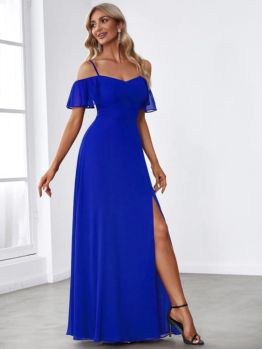 Miss | Jurk Dames Maxi Off-shoulder - Chiffon