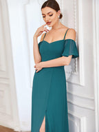 Miss | Jurk Dames Maxi Off-shoulder - Chiffon