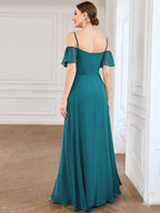 Miss | Jurk Dames Maxi Off-shoulder - Chiffon