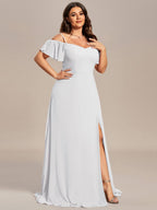 Miss | Jurk Dames Maxi Off-shoulder - Chiffon