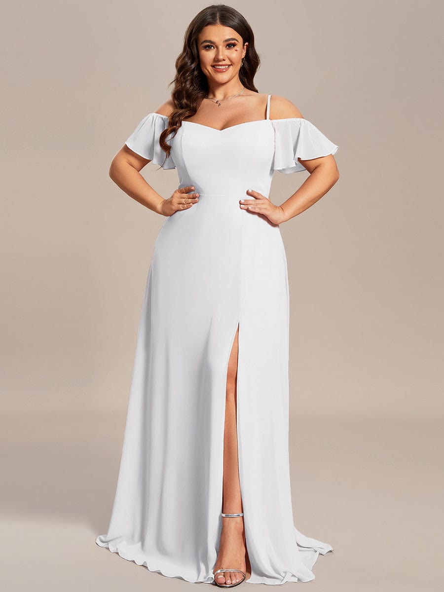 Miss | Jurk Dames Maxi Off-shoulder - Chiffon