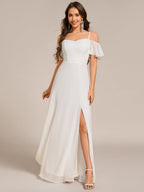 Miss | Jurk Dames Maxi Off-shoulder - Chiffon