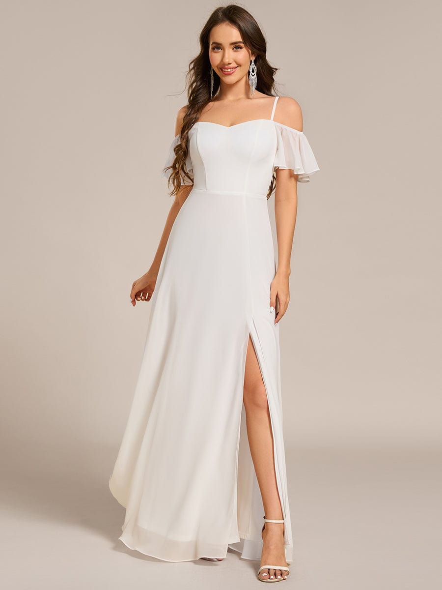 Miss | Jurk Dames Maxi Off-shoulder - Chiffon
