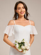 Miss | Jurk Dames Maxi Off-shoulder - Chiffon