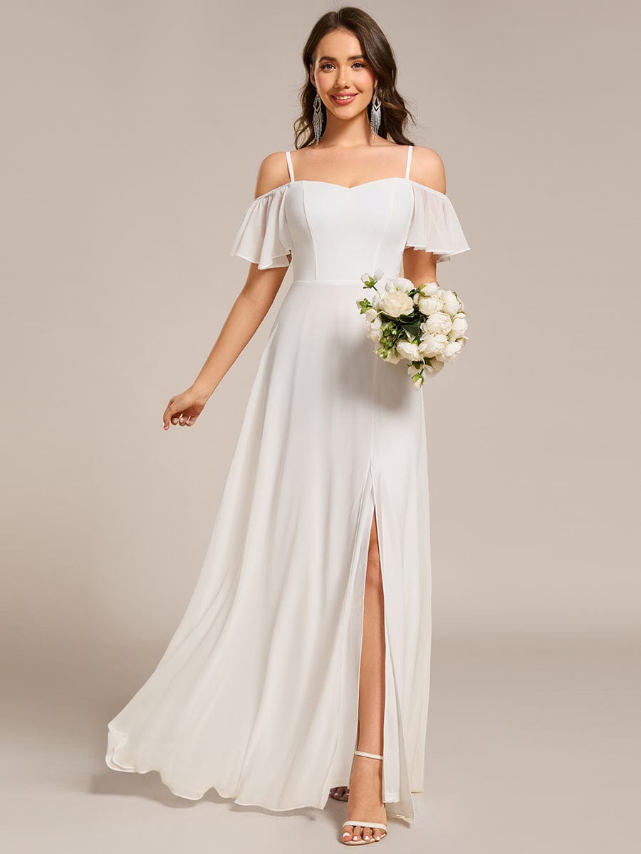 Miss | Jurk Dames Maxi Off-shoulder - Chiffon