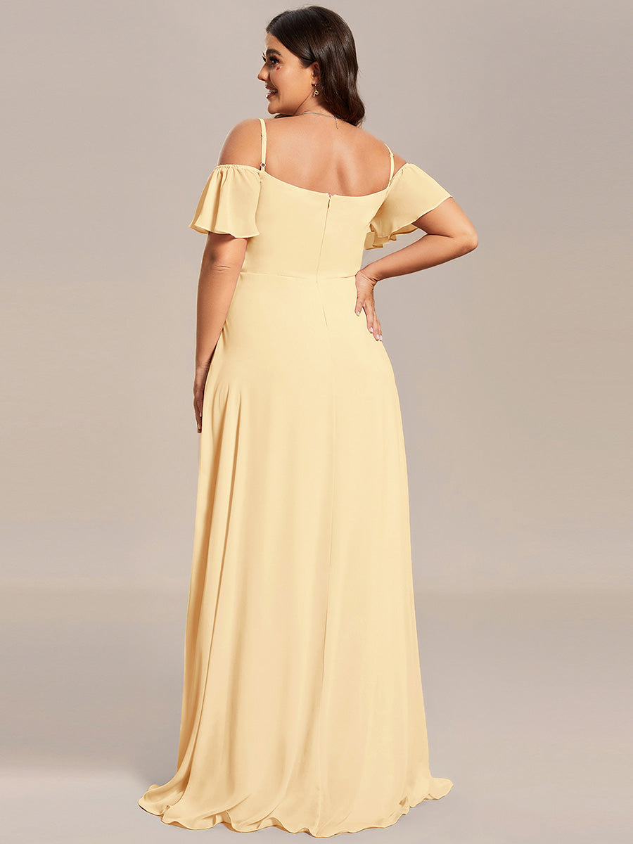 Miss | Jurk Dames Maxi Off-shoulder - Chiffon