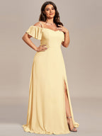 Miss | Jurk Dames Maxi Off-shoulder - Chiffon