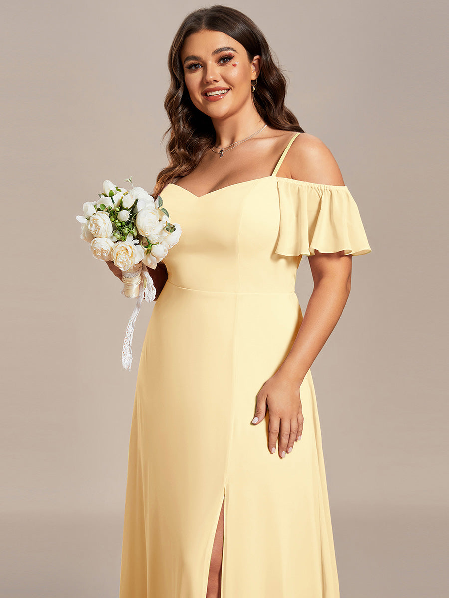 Miss | Jurk Dames Maxi Off-shoulder - Chiffon