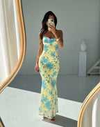 Miss | Jurk Dames Midi Bloemenprint - Polyester