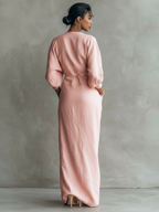 Miss | Jurk Dames Maxi - Linnenmix