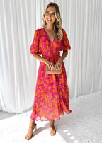 Miss | Jurk Dames Midi Elegant - Polyester