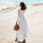 Luna | Boheemse Maxi Jurk met Lange Mouwen voor Dames