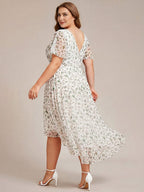 Miss | Jurk Dames High-low - Chiffon