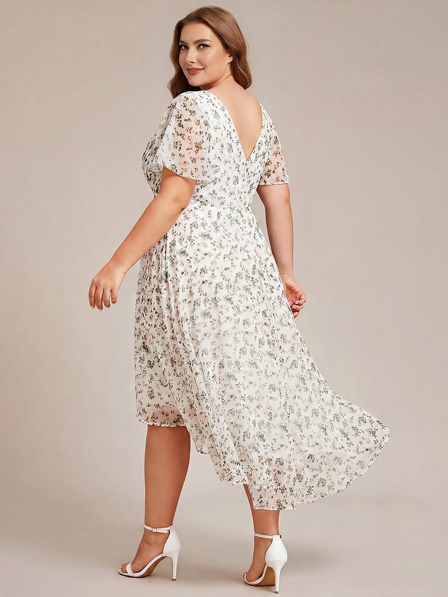 Sienna’s | Dress Women Maxi High‑Low – Chiffon