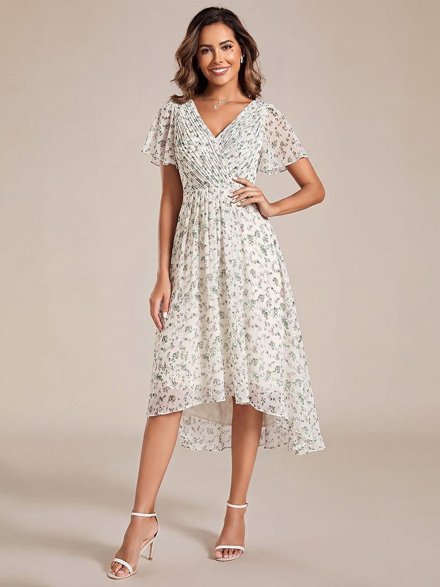 Sienna’s | Dress Women Maxi High‑Low – Chiffon