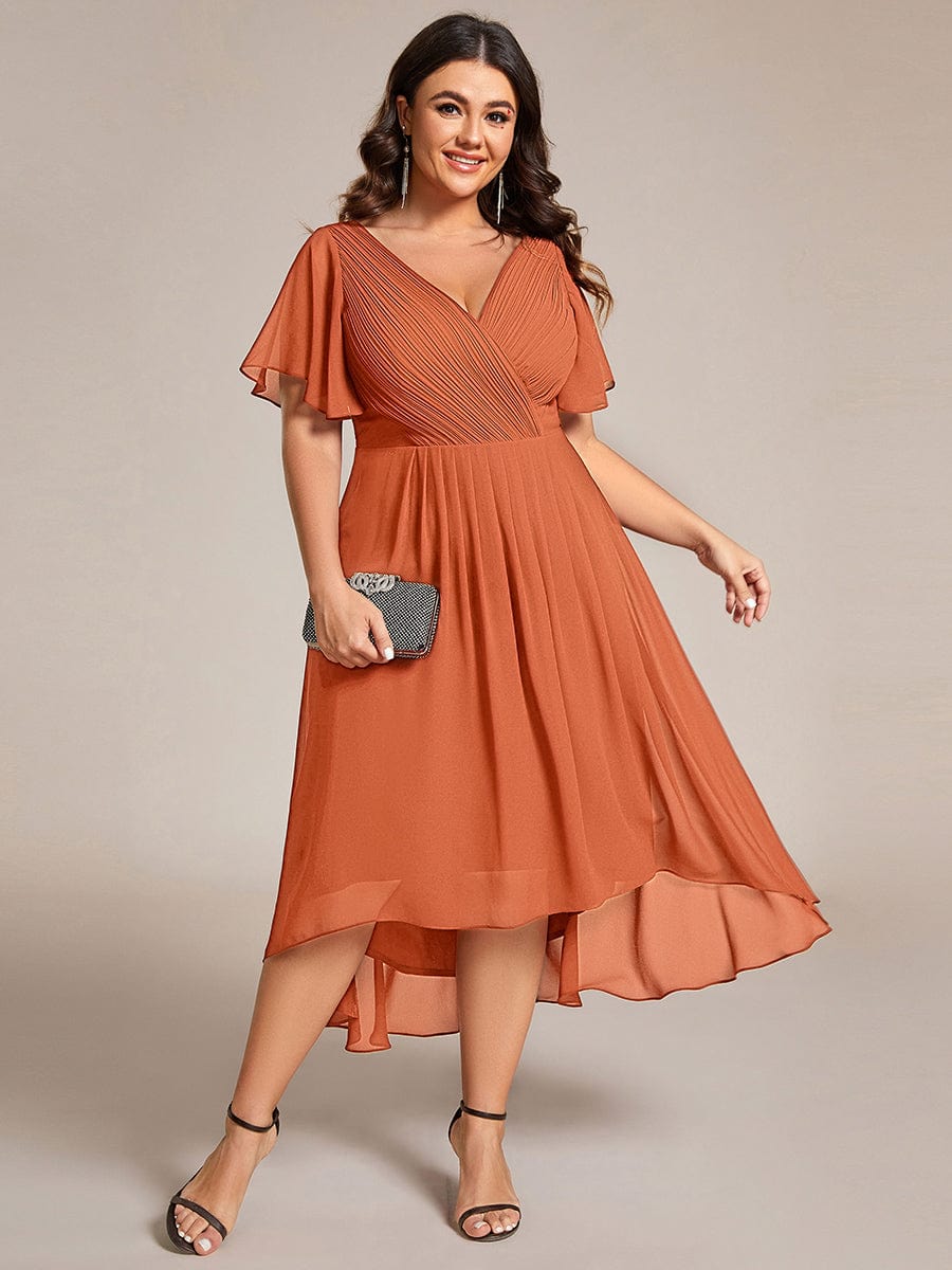 Sienna’s | Dress Women Maxi High‑Low – Chiffon
