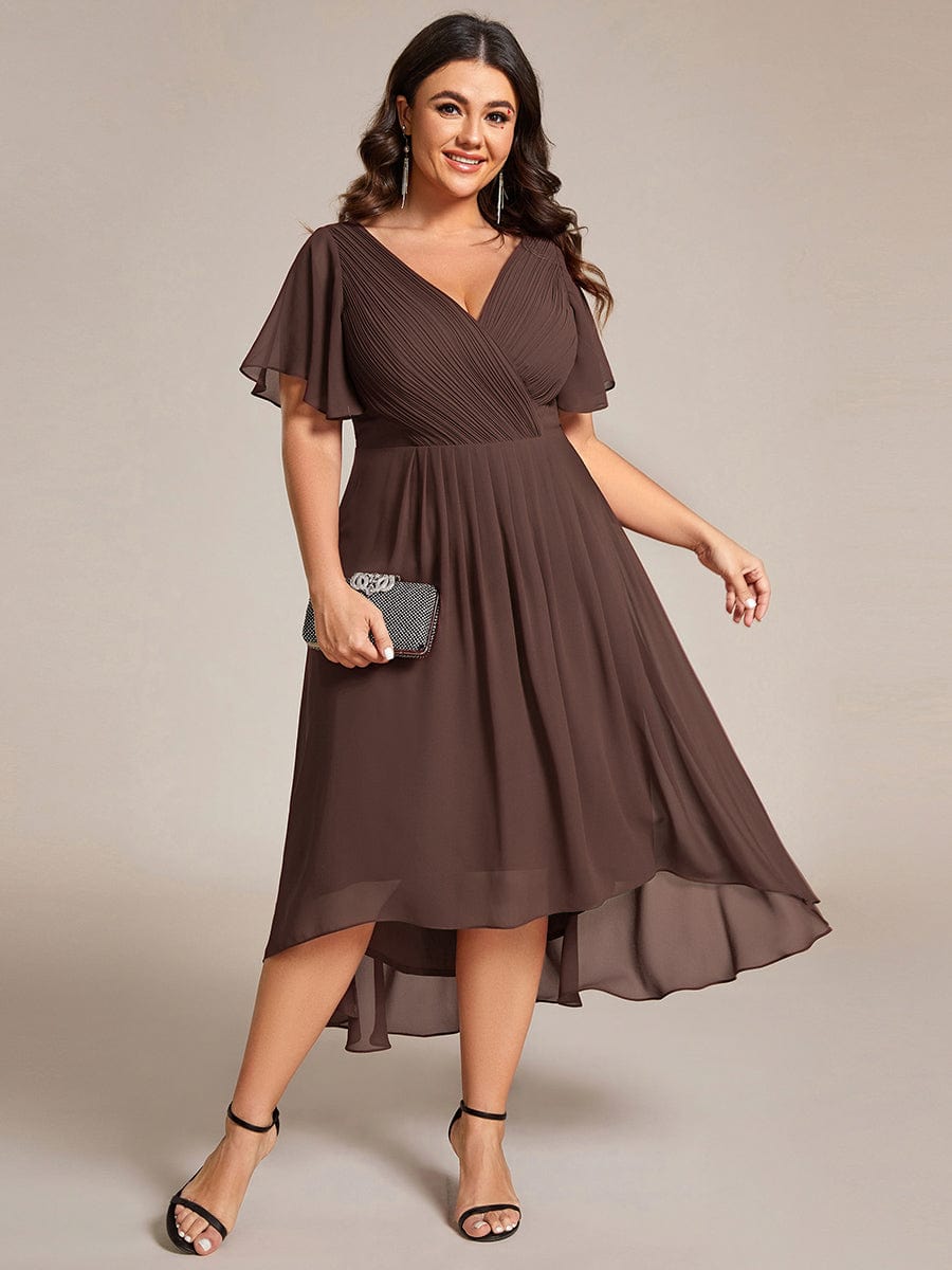 Sienna’s | Dress Women Maxi High‑Low – Chiffon