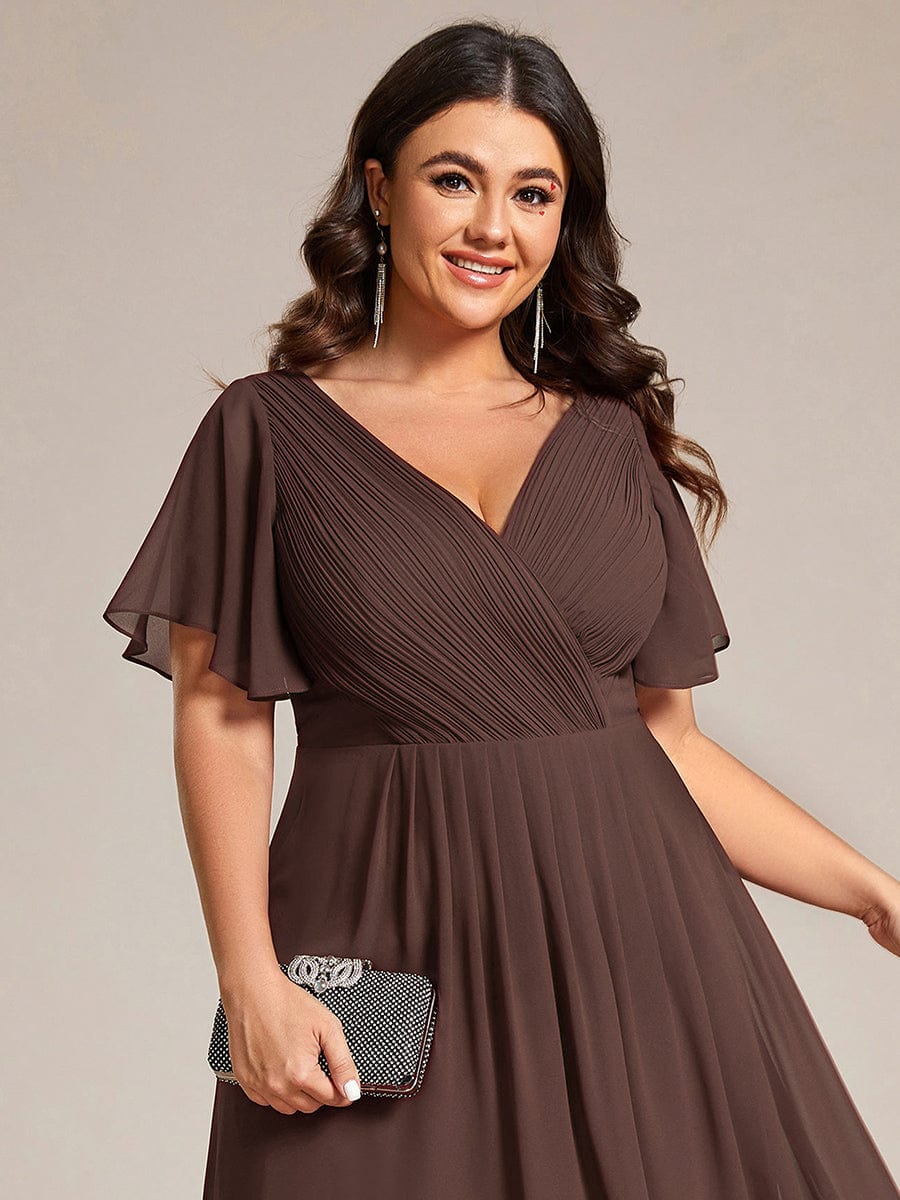 Sienna’s | Dress Women Maxi High‑Low – Chiffon