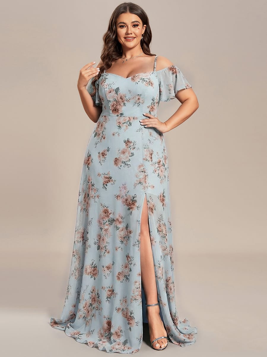 Miss | Jurk Dames Maxi Off-shoulder - Chiffon