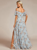 Miss | Jurk Dames Maxi Off-shoulder - Chiffon