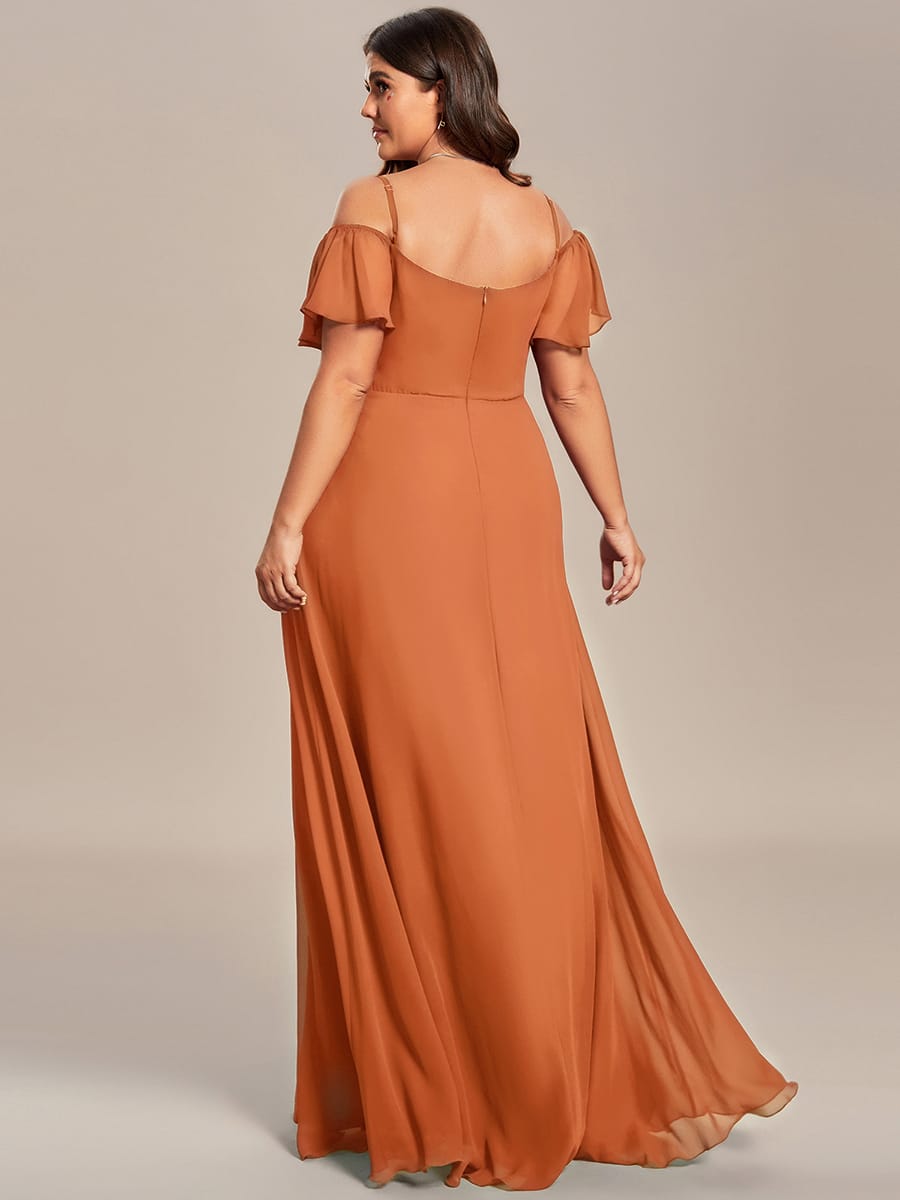 Miss | Jurk Dames Maxi Off-shoulder - Chiffon