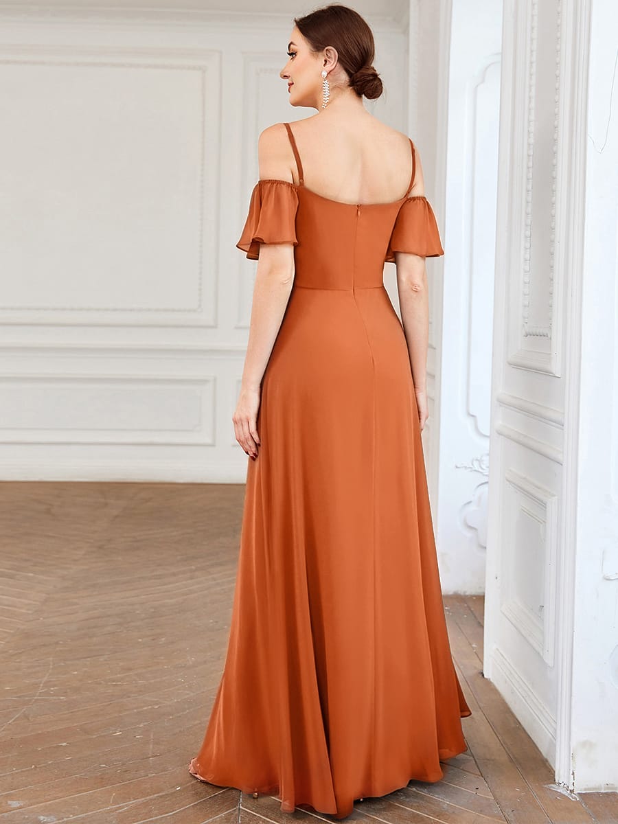 Miss | Jurk Dames Maxi Off-shoulder - Chiffon