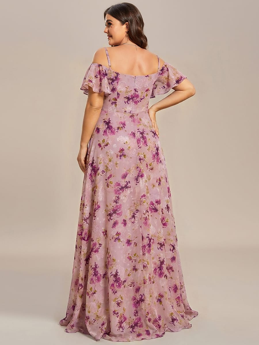 Miss | Jurk Dames Maxi Off-shoulder - Chiffon